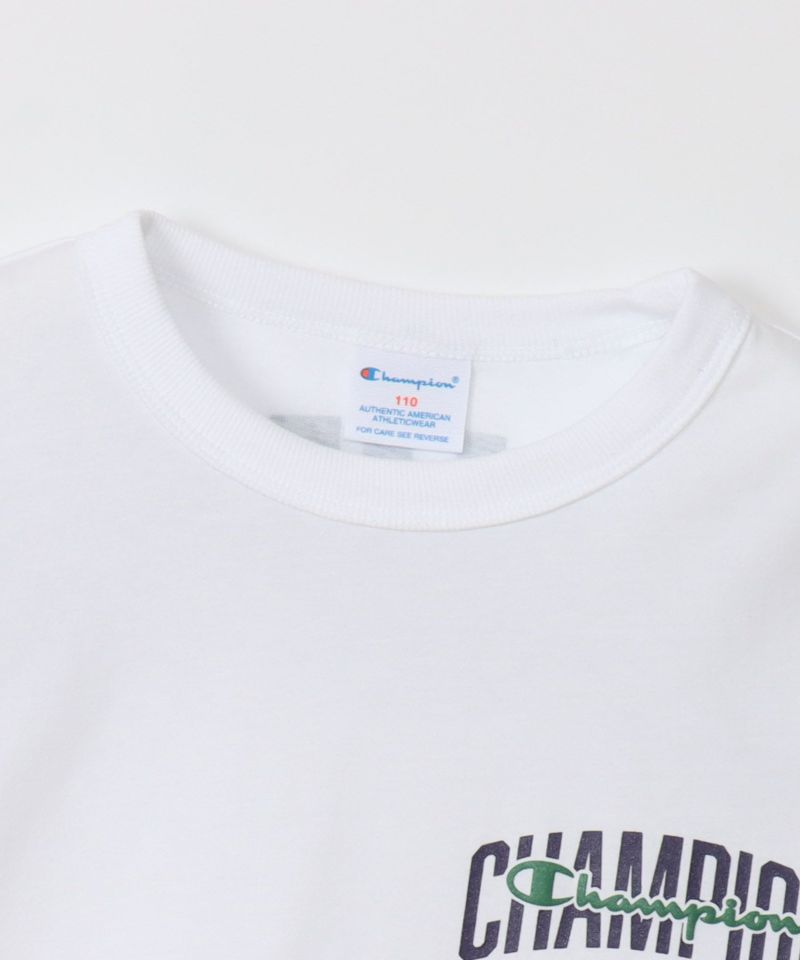 Champion ルーズシルエット長袖Tシャツ キッズ メール便 対応商品商品画像-5