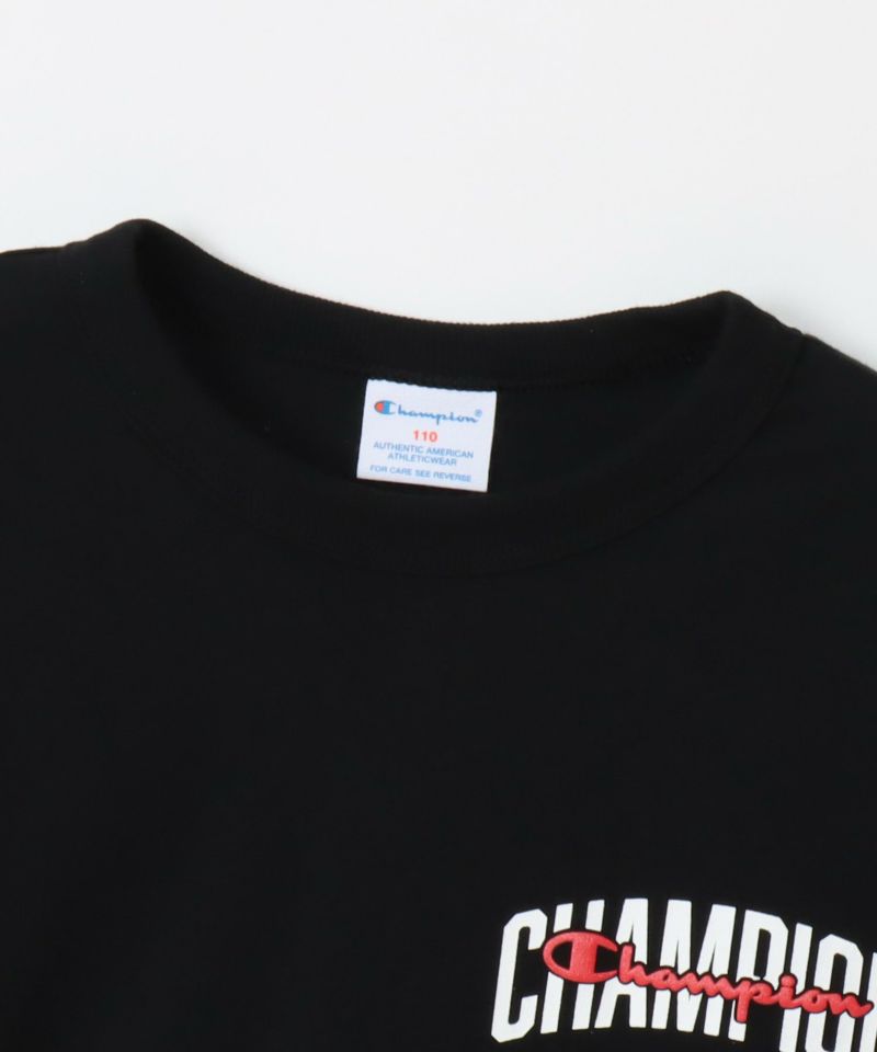 Champion ルーズシルエット長袖Tシャツ キッズ メール便 対応商品商品画像-7