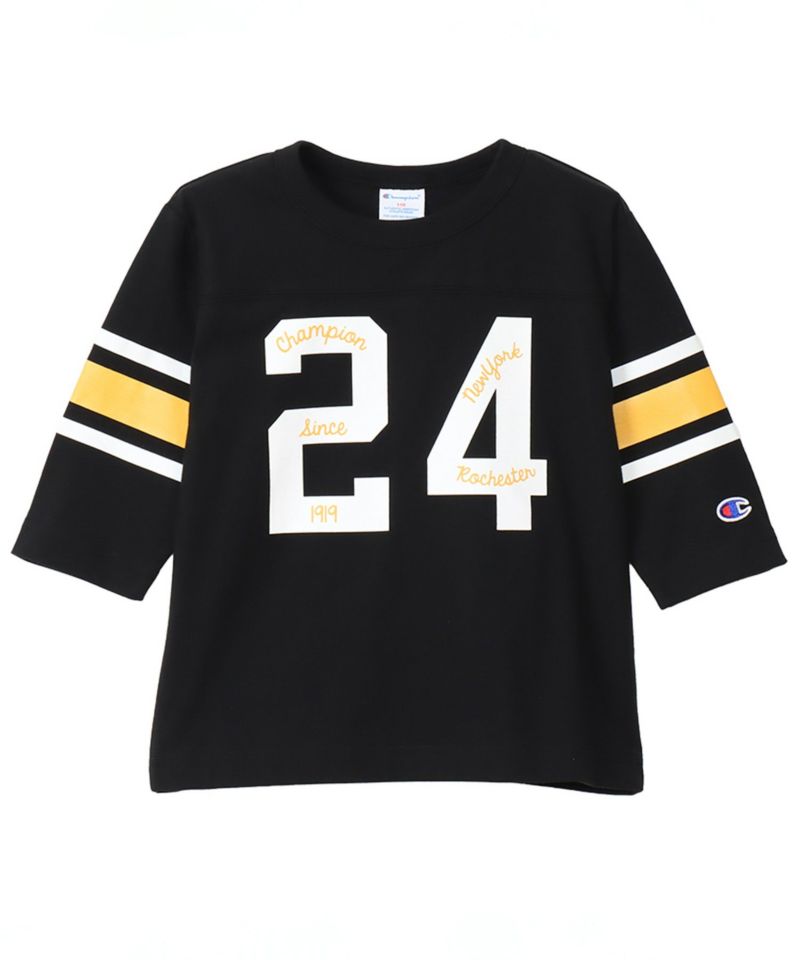 Champion  袖ライン7分袖Tシャツ キッズ ネコポス 対応商品商品画像-2