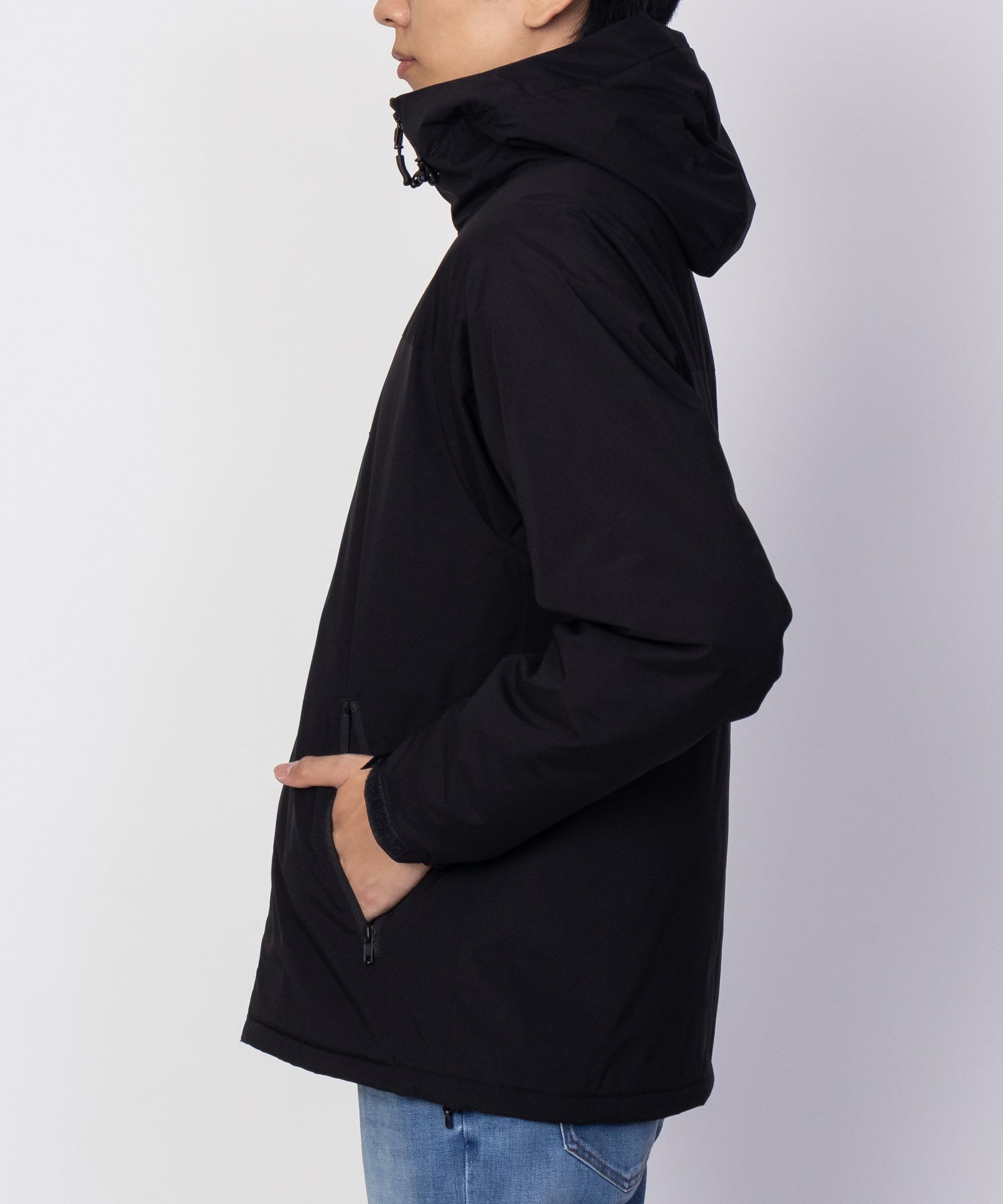 NAVY  シャットアウター SOLOTEX(R)使用 裏シャギーフードジャケット メンズ商品サムネイル-19