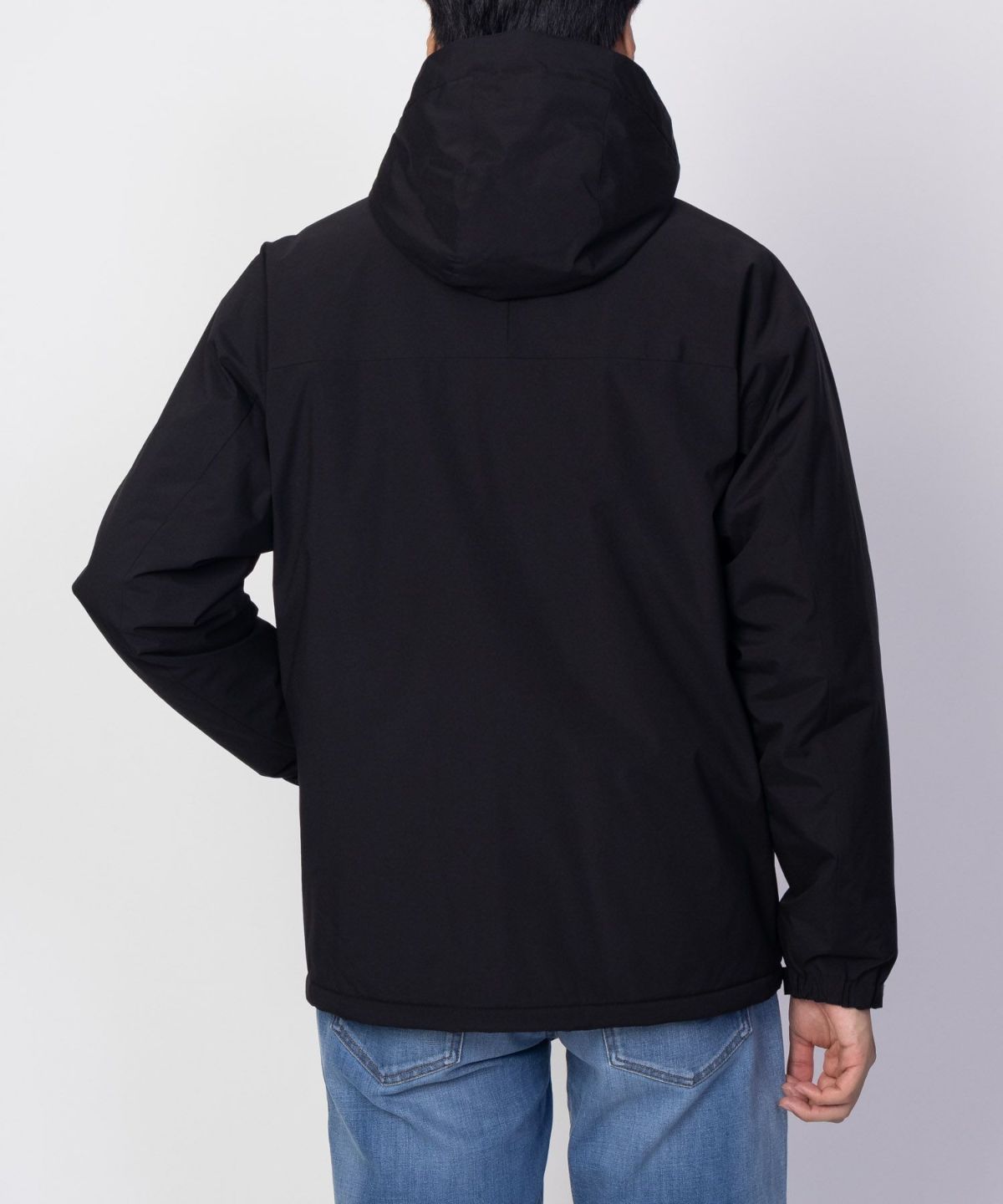 NAVY シャットアウター SOLOTEX(R)使用 裏シャギーフードジャケット メンズ