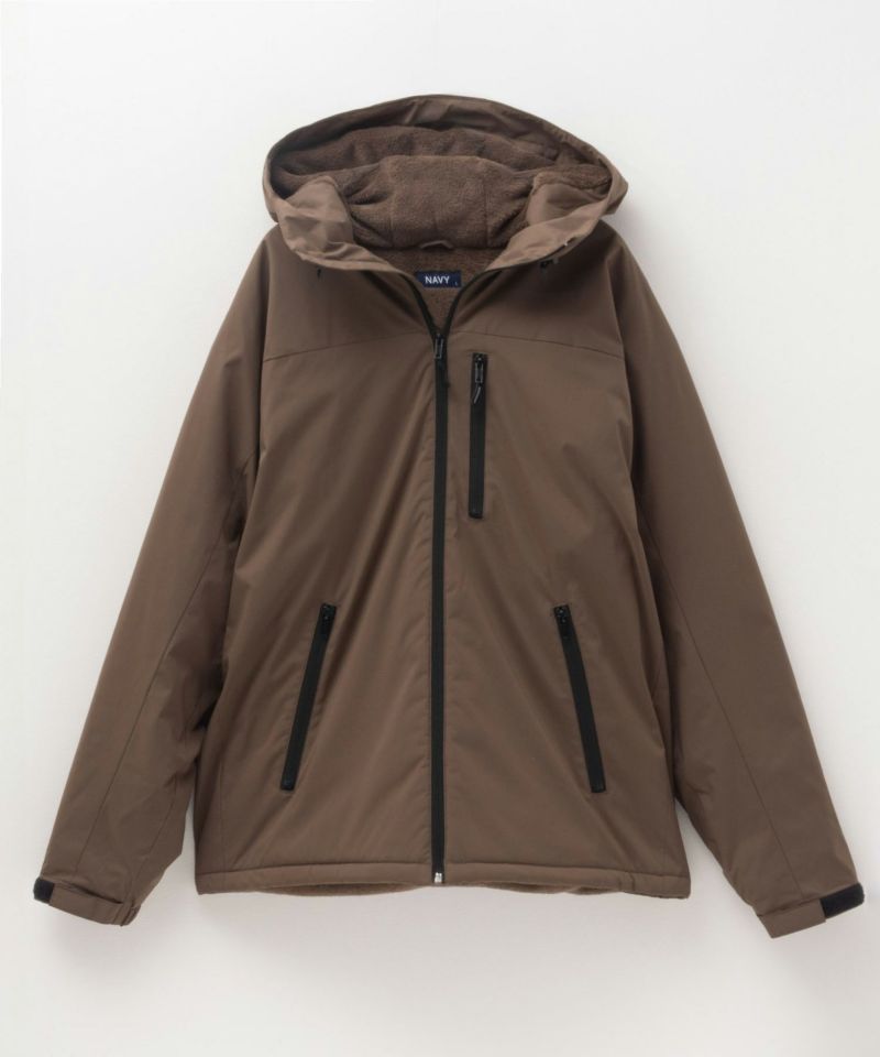 NAVY  シャットアウター SOLOTEX(R)使用 裏シャギーフードジャケット メンズ商品画像-29