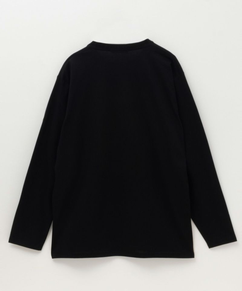 T-GRAPHICS  ワンポイント刺繍長袖Tシャツ メンズ商品画像-8