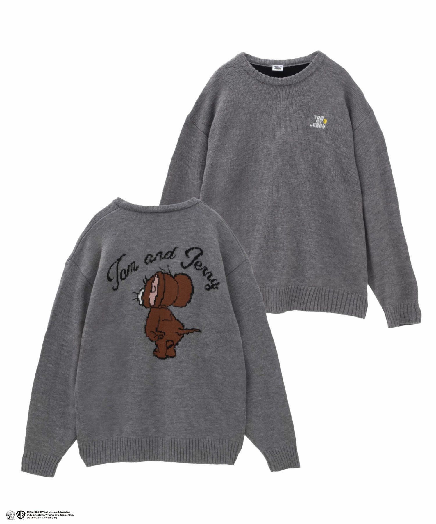 Tom and Jerry ダブルジャガードニット メンズ