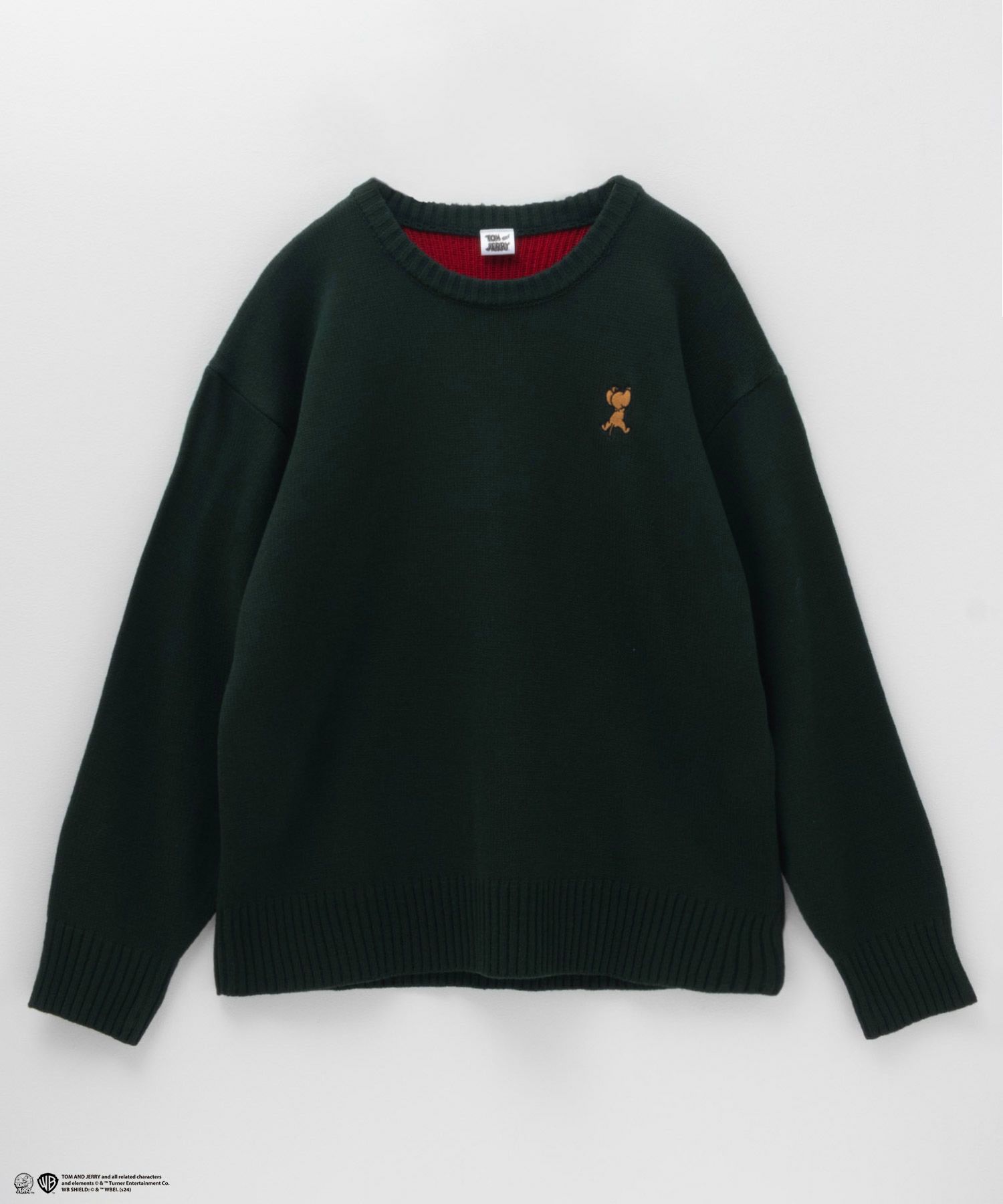 Tom and Jerry ダブルジャガードニット メンズ