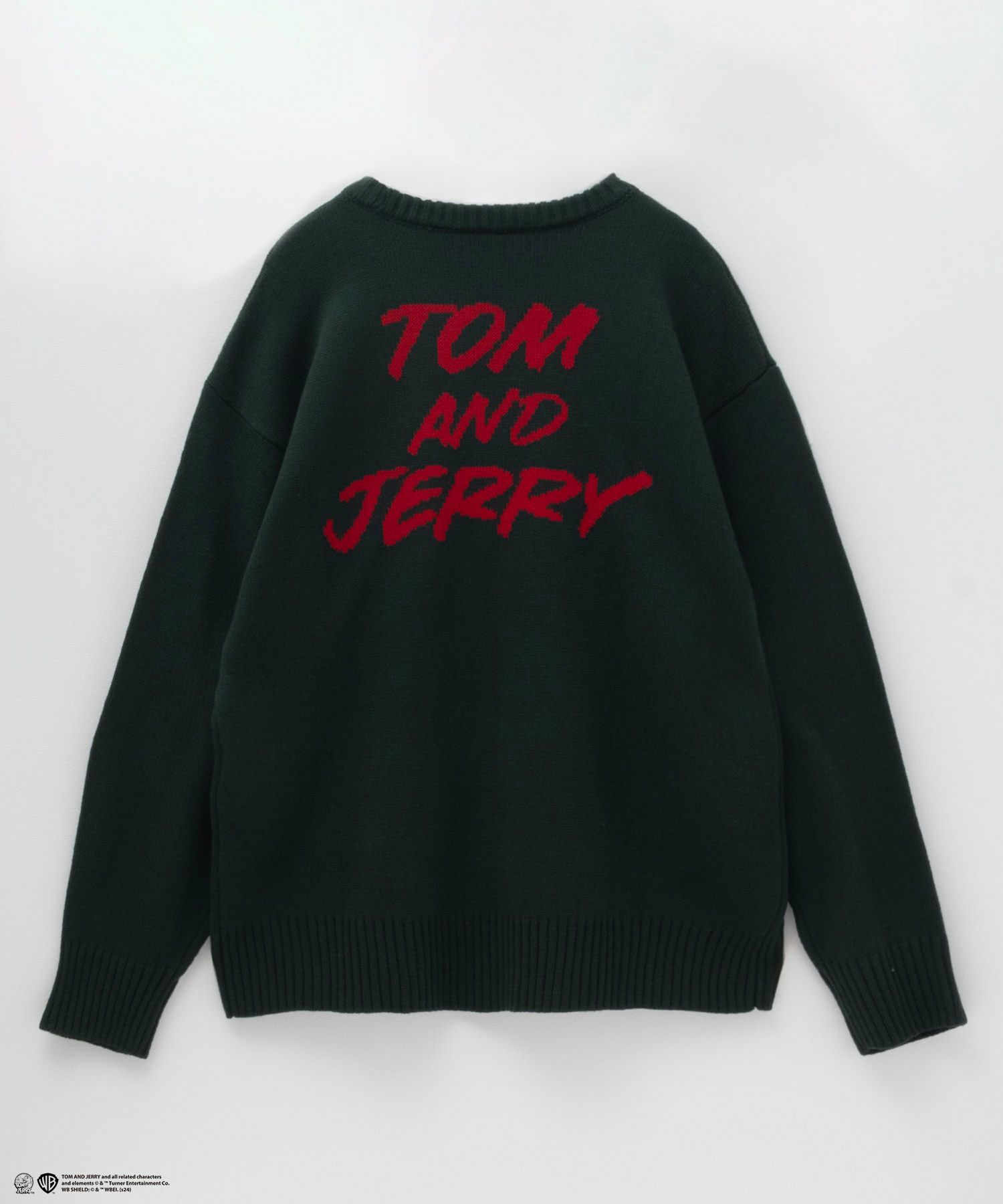 Tom and Jerry ダブルジャガードニット メンズ