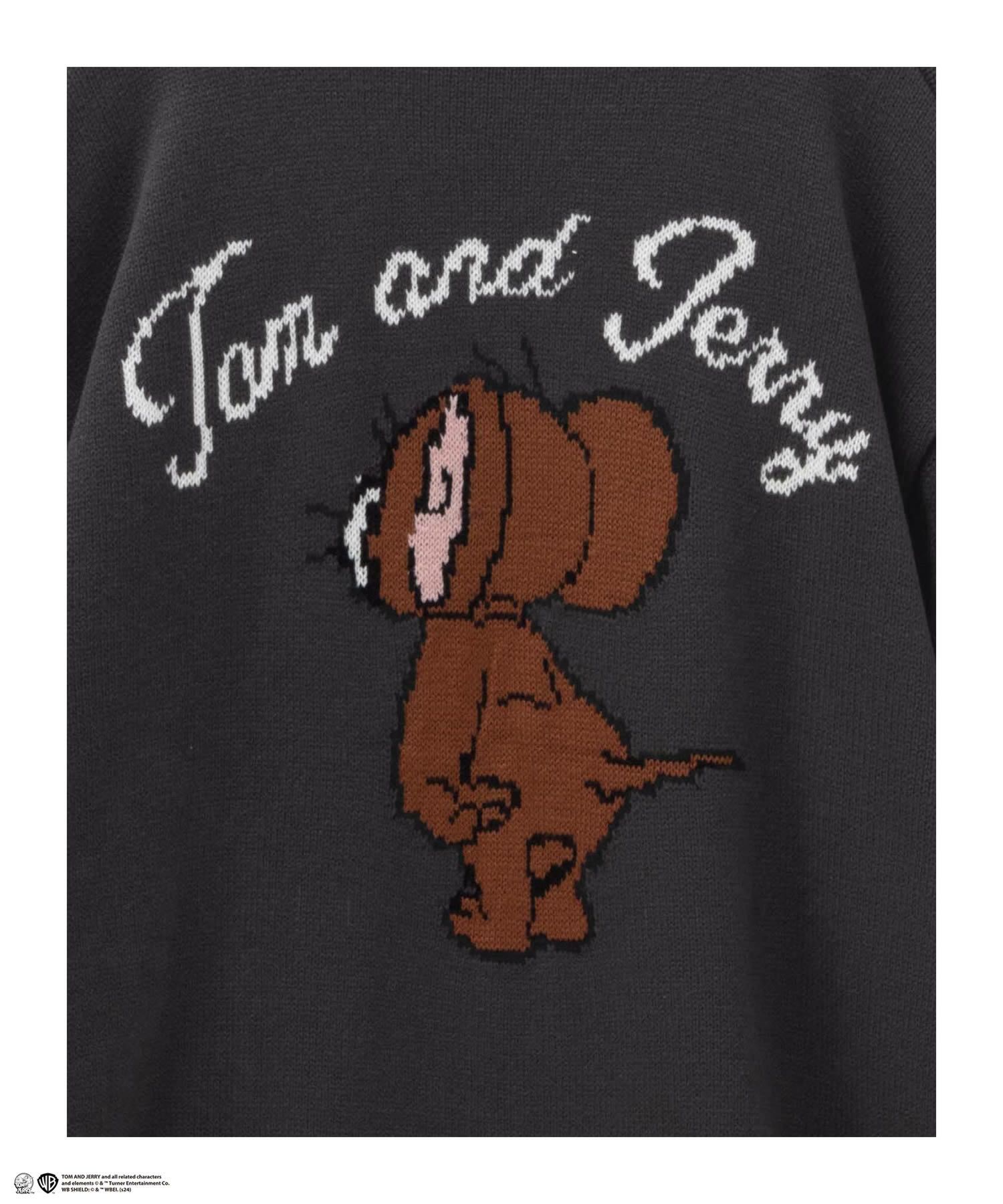 Tom and Jerry ダブルジャガードニット メンズ