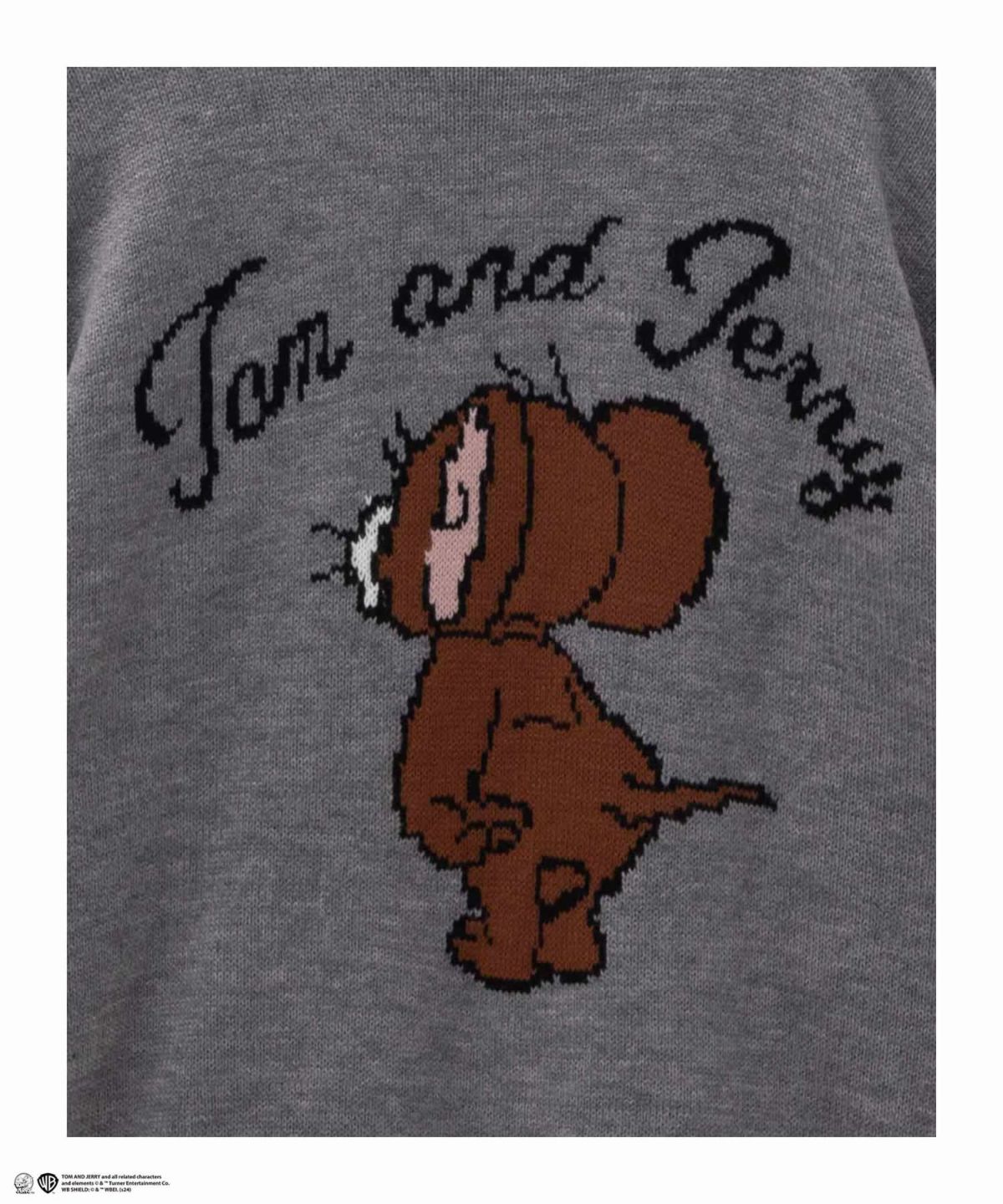 Tom and Jerry ダブルジャガードニット メンズ