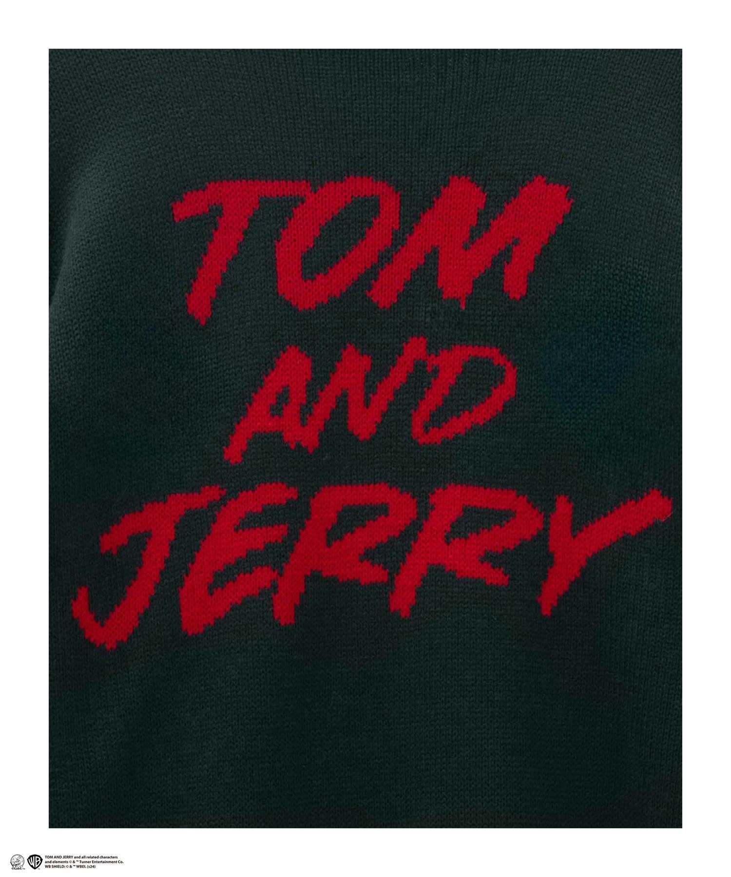 Tom and Jerry ダブルジャガードニット メンズ