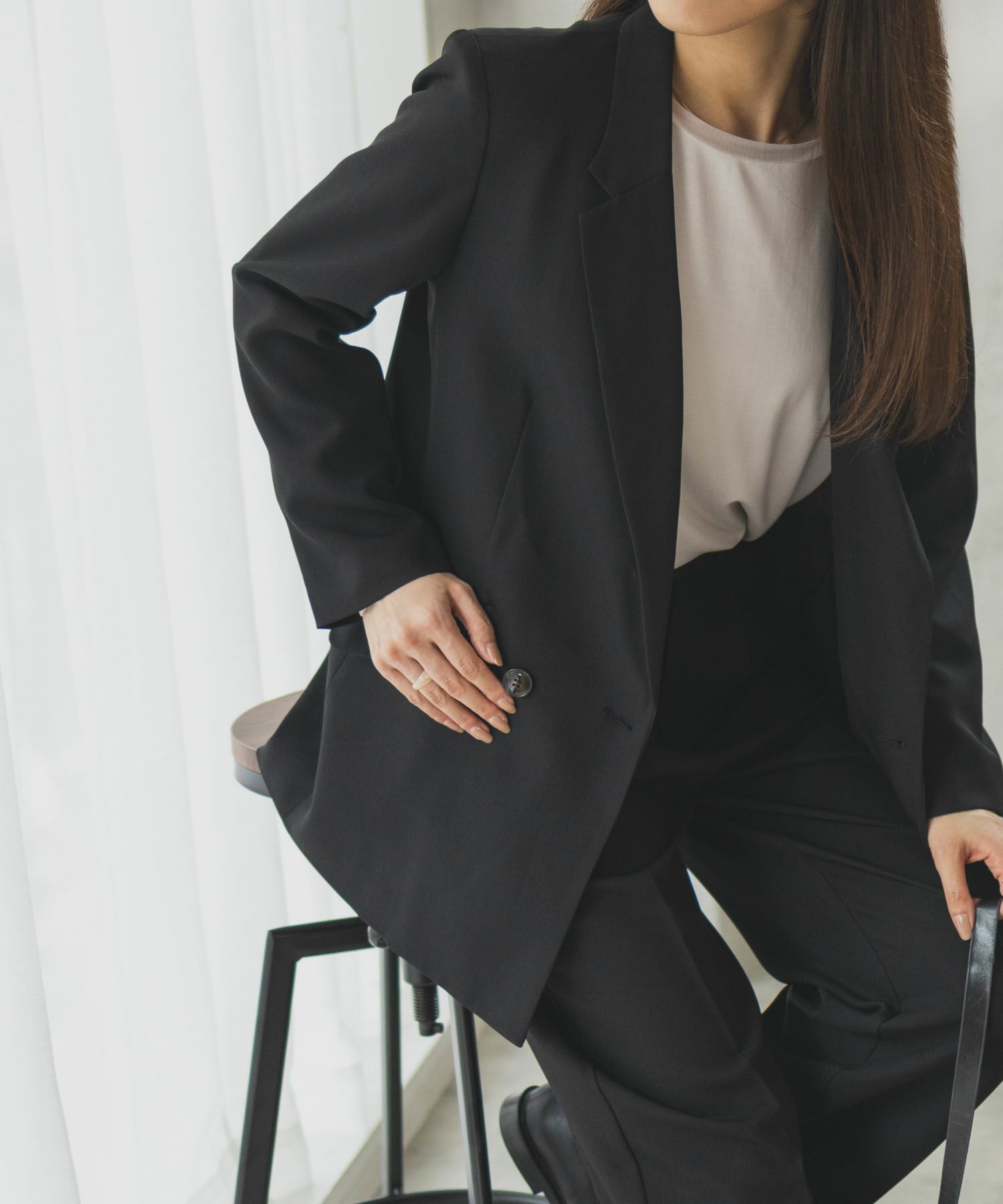 HusHusH ツイルジャケット レディース商品画像-2