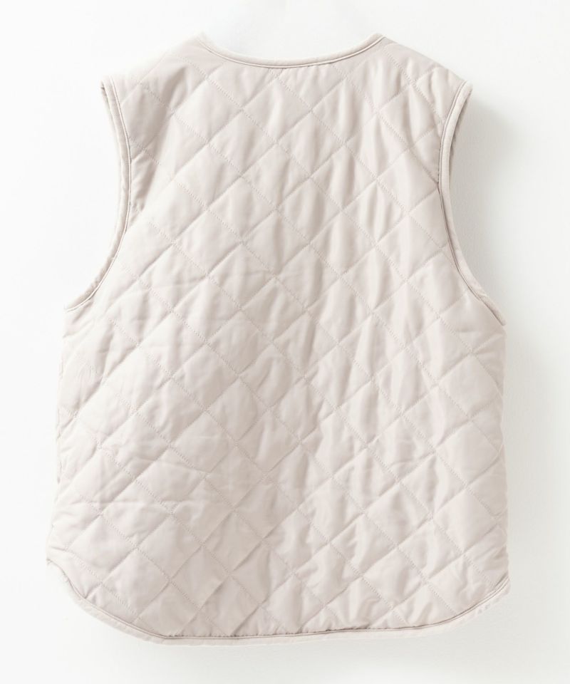 Howdy Marie  ボアタフタリバーシブルベスト レディース商品画像-16