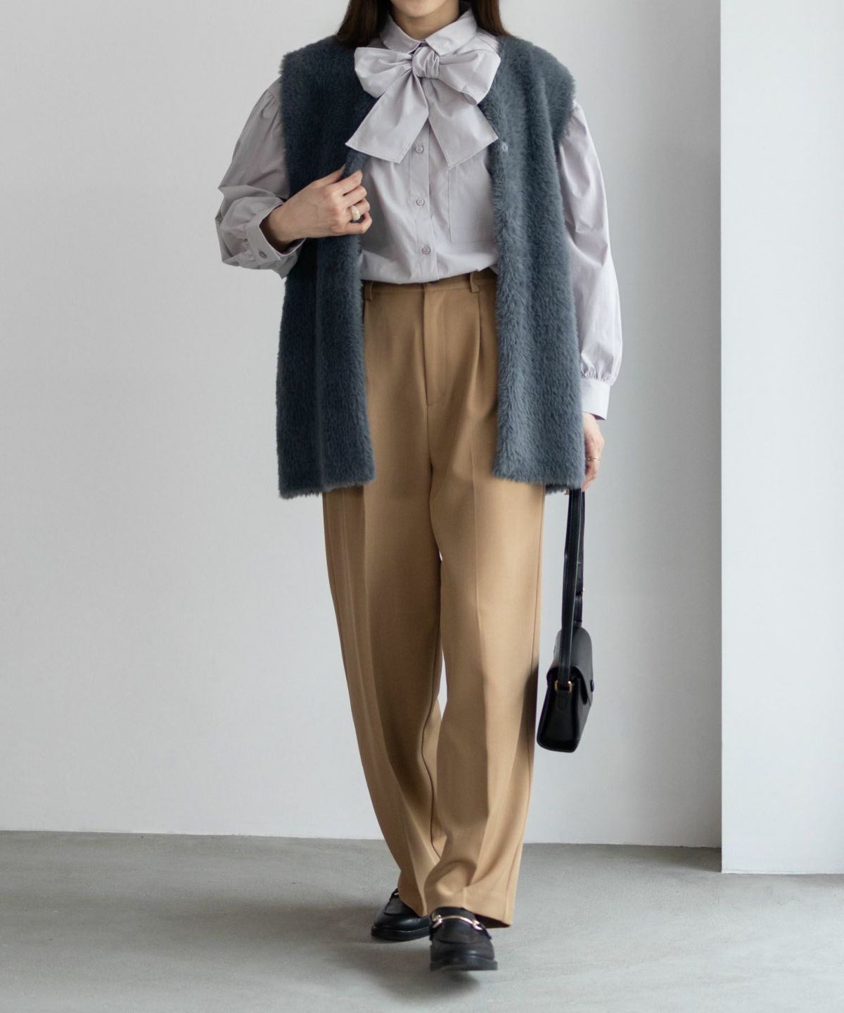 HusHusH ファーロングベスト レディース