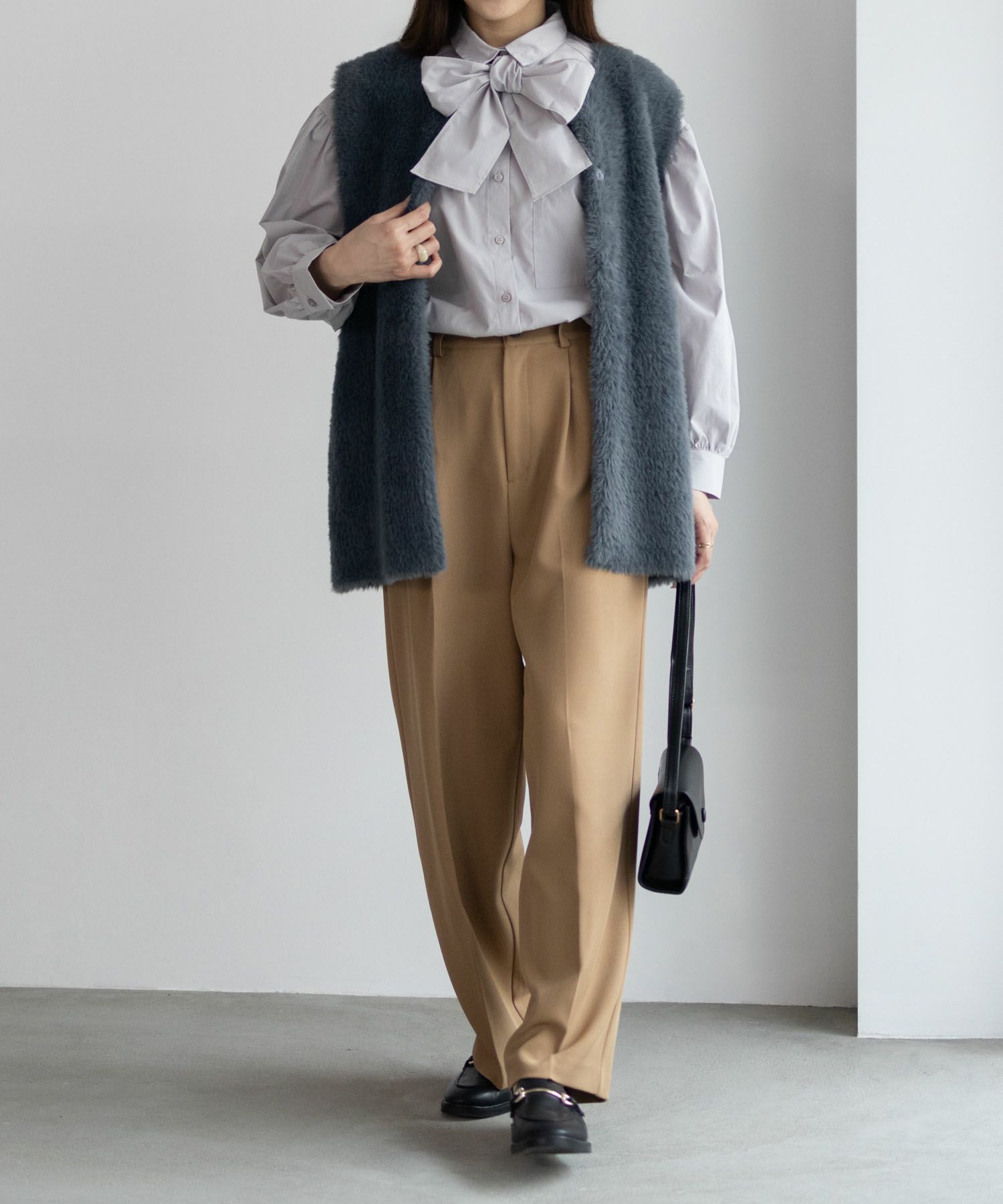 HusHusH ファーロングベスト レディース