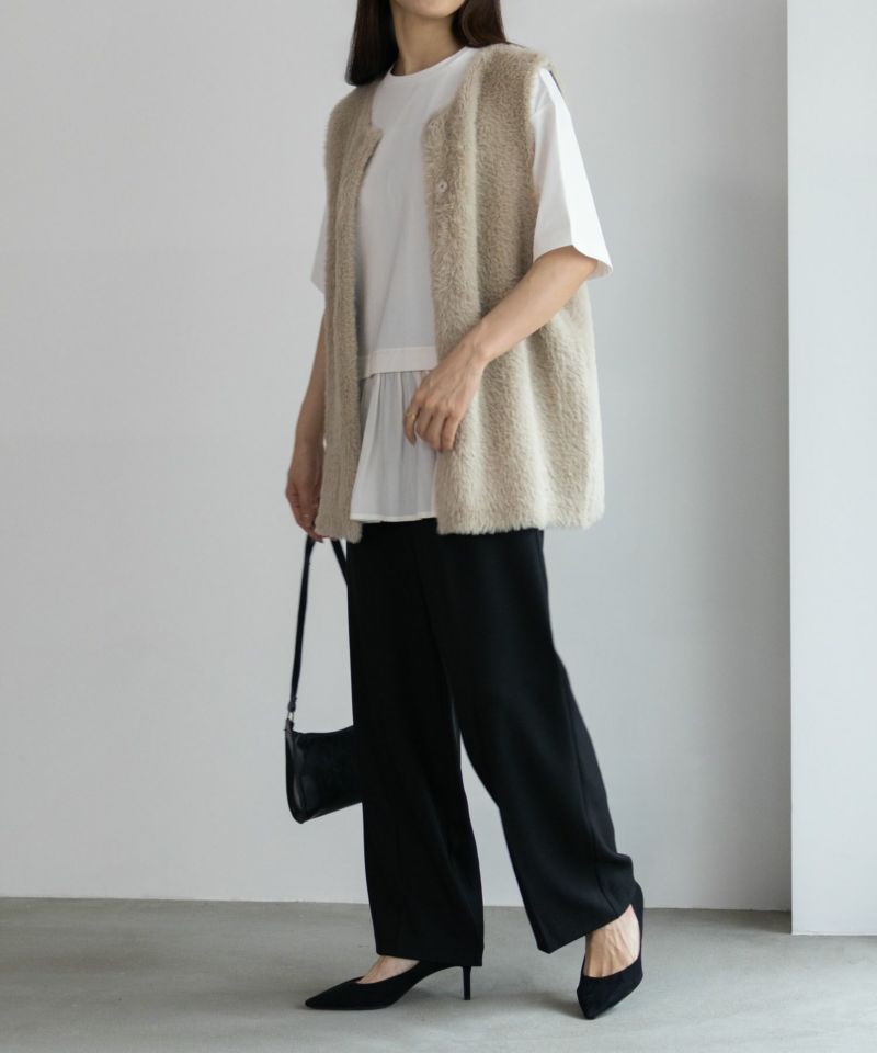 HusHusH  ファーロングベスト レディース商品画像-4