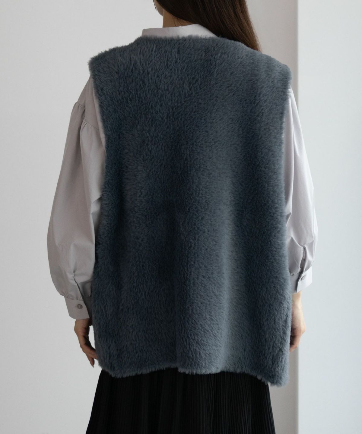 HusHusH ファーロングベスト レディース