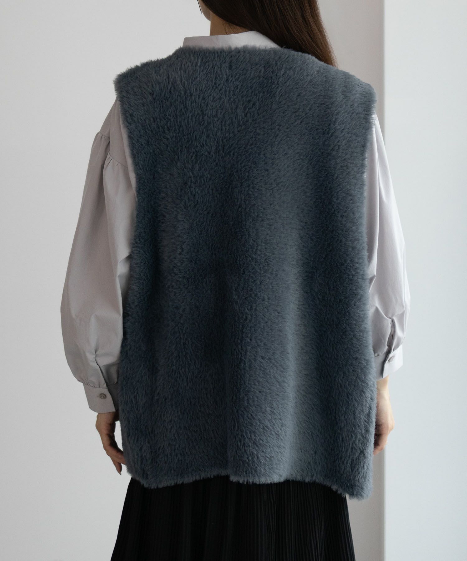 HusHusH ファーロングベスト レディース