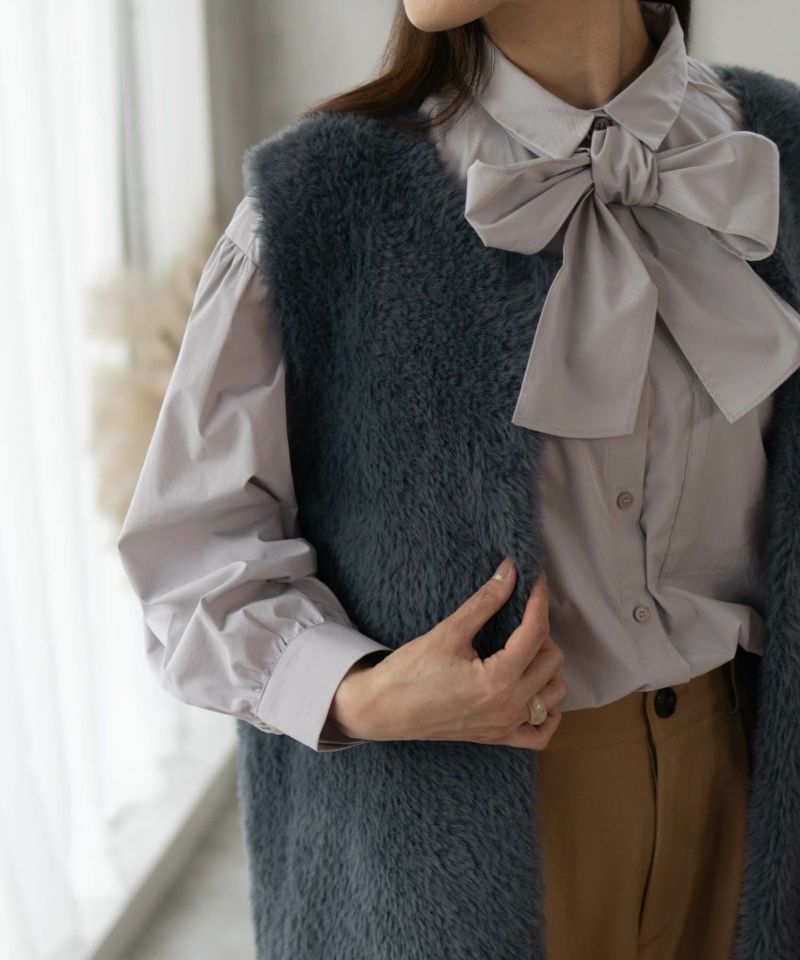 [期間限定価格]HusHusH  ファーロングベスト レディース商品画像-7