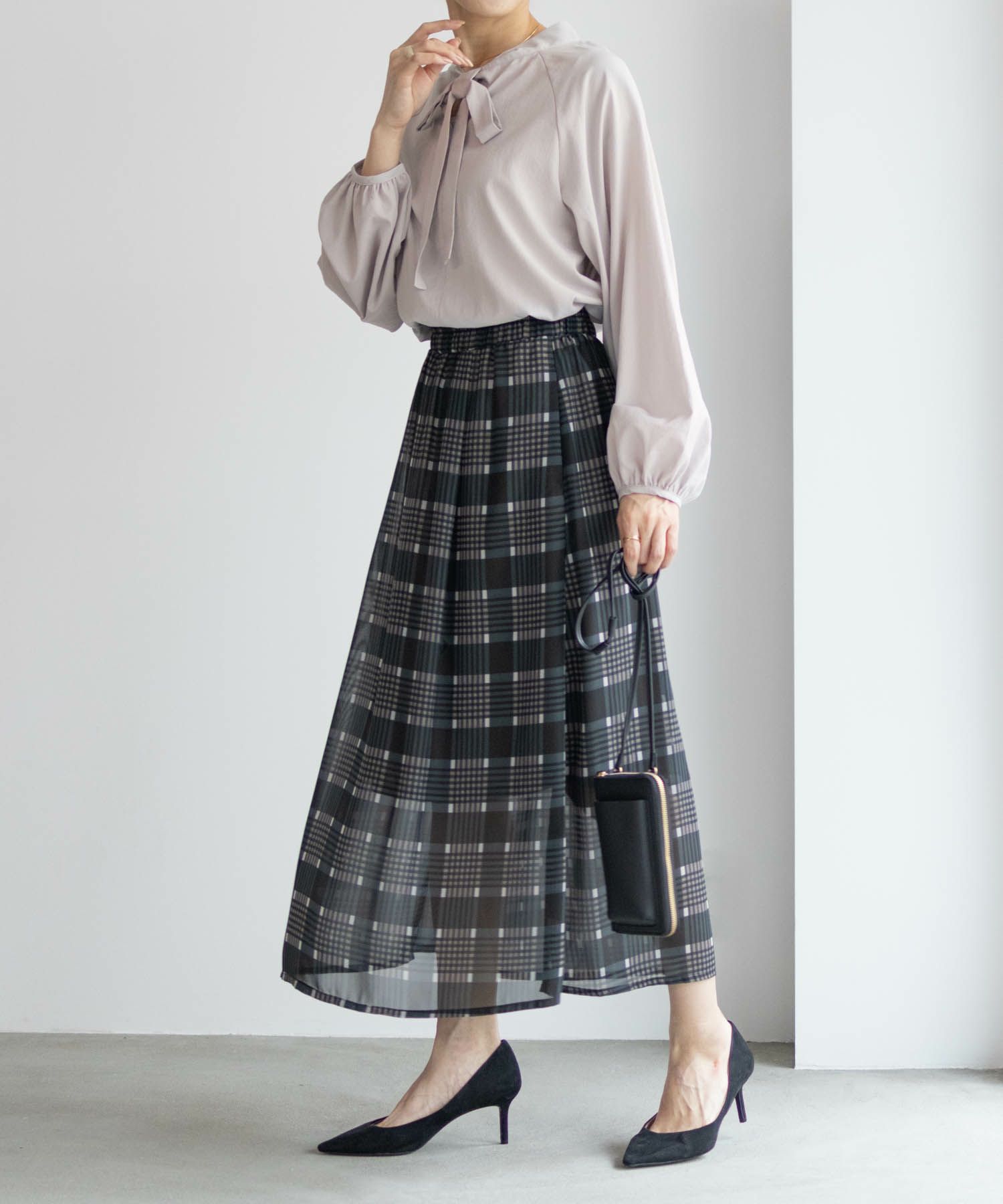 HusHusH  ヴィンテージサテンプルオーバーブラウス レディース商品サムネイル-5