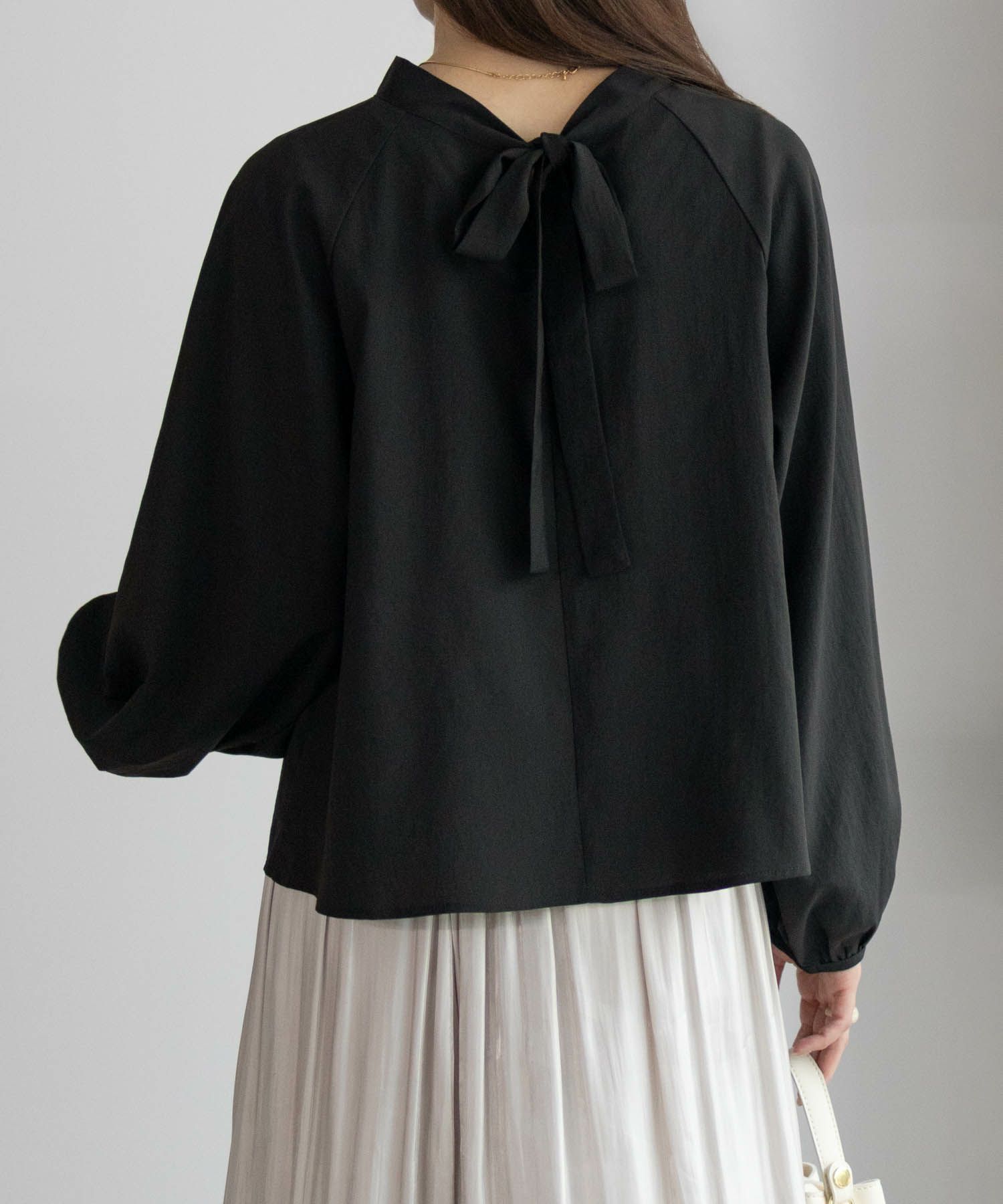 HusHusH ヴィンテージサテンプルオーバーブラウス レディース商品サムネイル-8