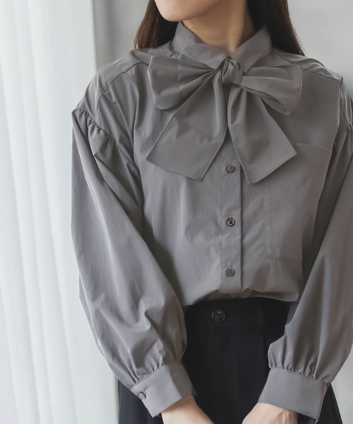 HusHusH  棒タイブラウス レディース商品画像-8