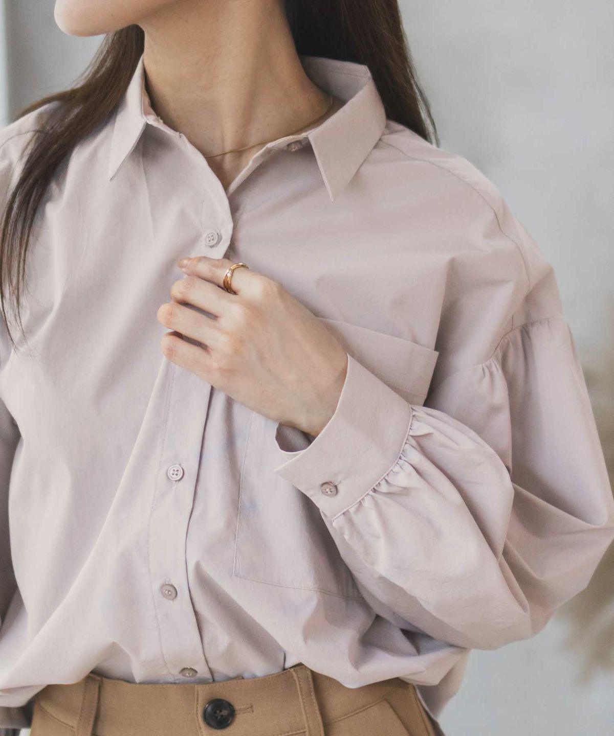 HusHusH 棒タイブラウス レディース