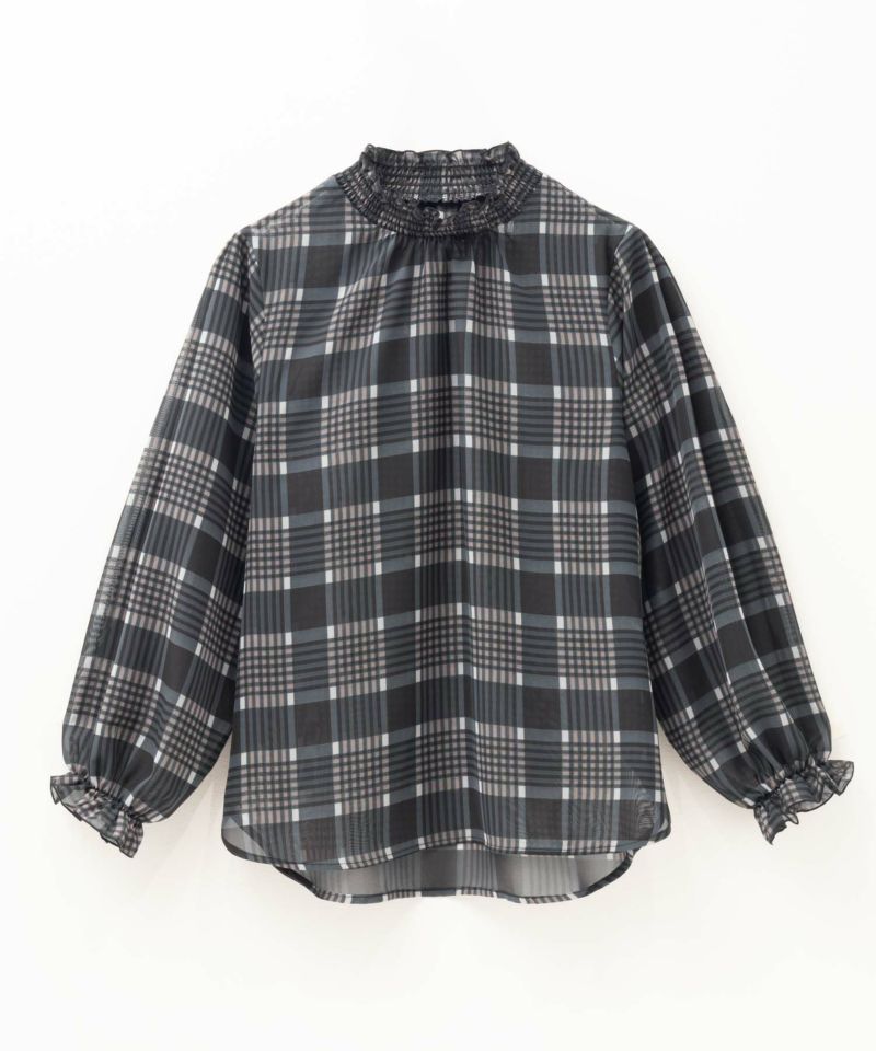 HusHusH チェックプリントブラウス レディース商品画像-14