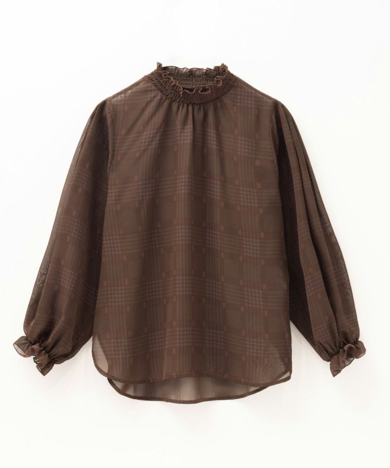 HusHusH  チェックプリントブラウス レディース商品画像-16