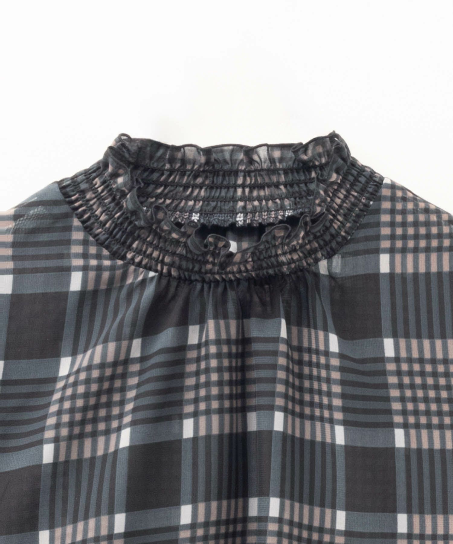 HusHusH  チェックプリントブラウス レディース商品画像-18