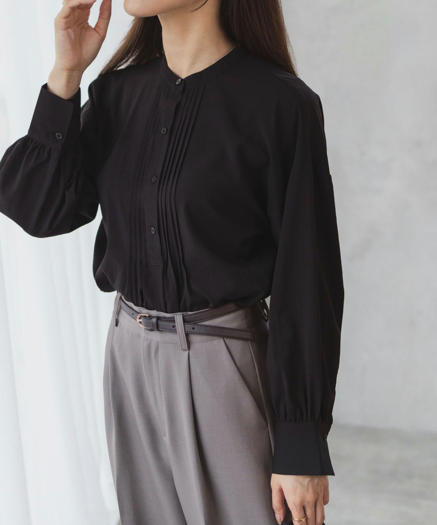 HusHusH ヴィンテージサテンタックチュニック レディース