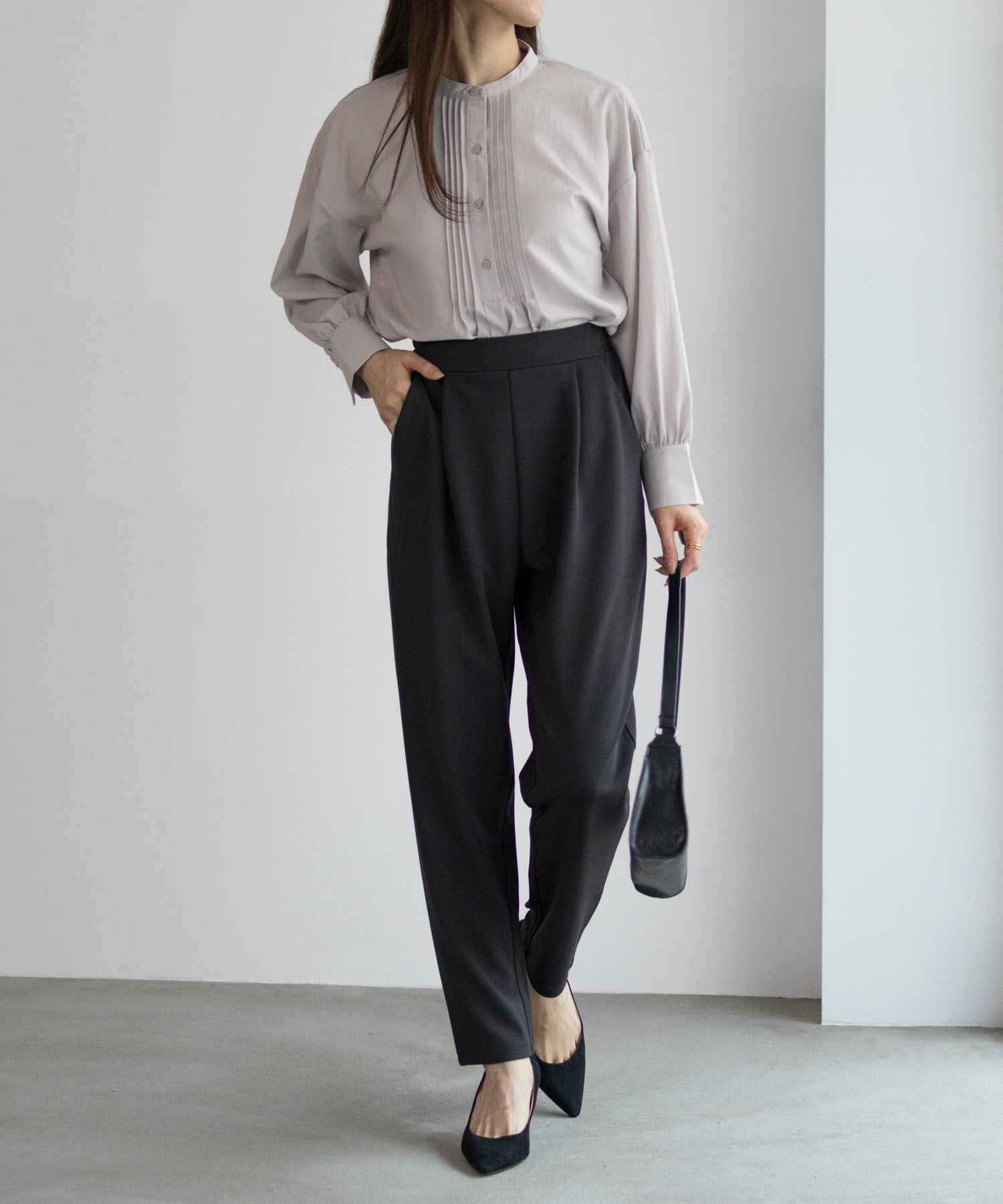 HusHusH  ヴィンテージサテンタックチュニック レディース商品画像-7