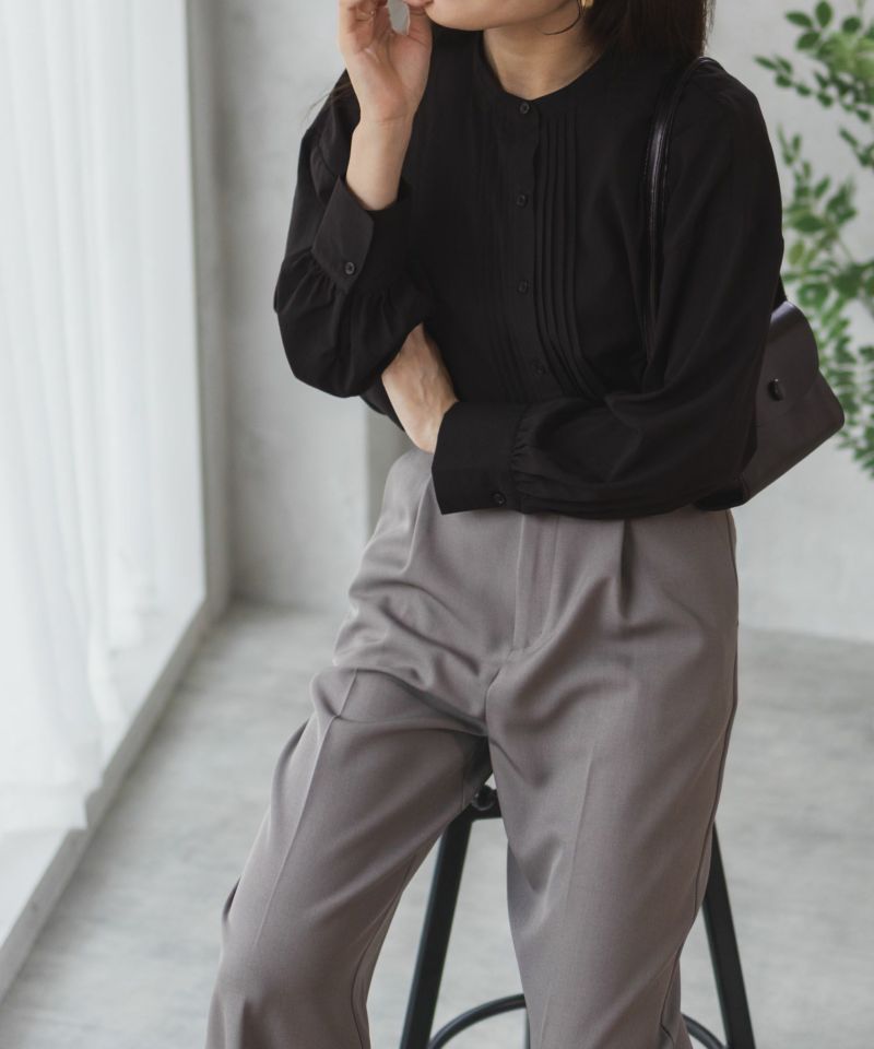 HusHusH  ヴィンテージサテンタックチュニック レディース商品画像-8