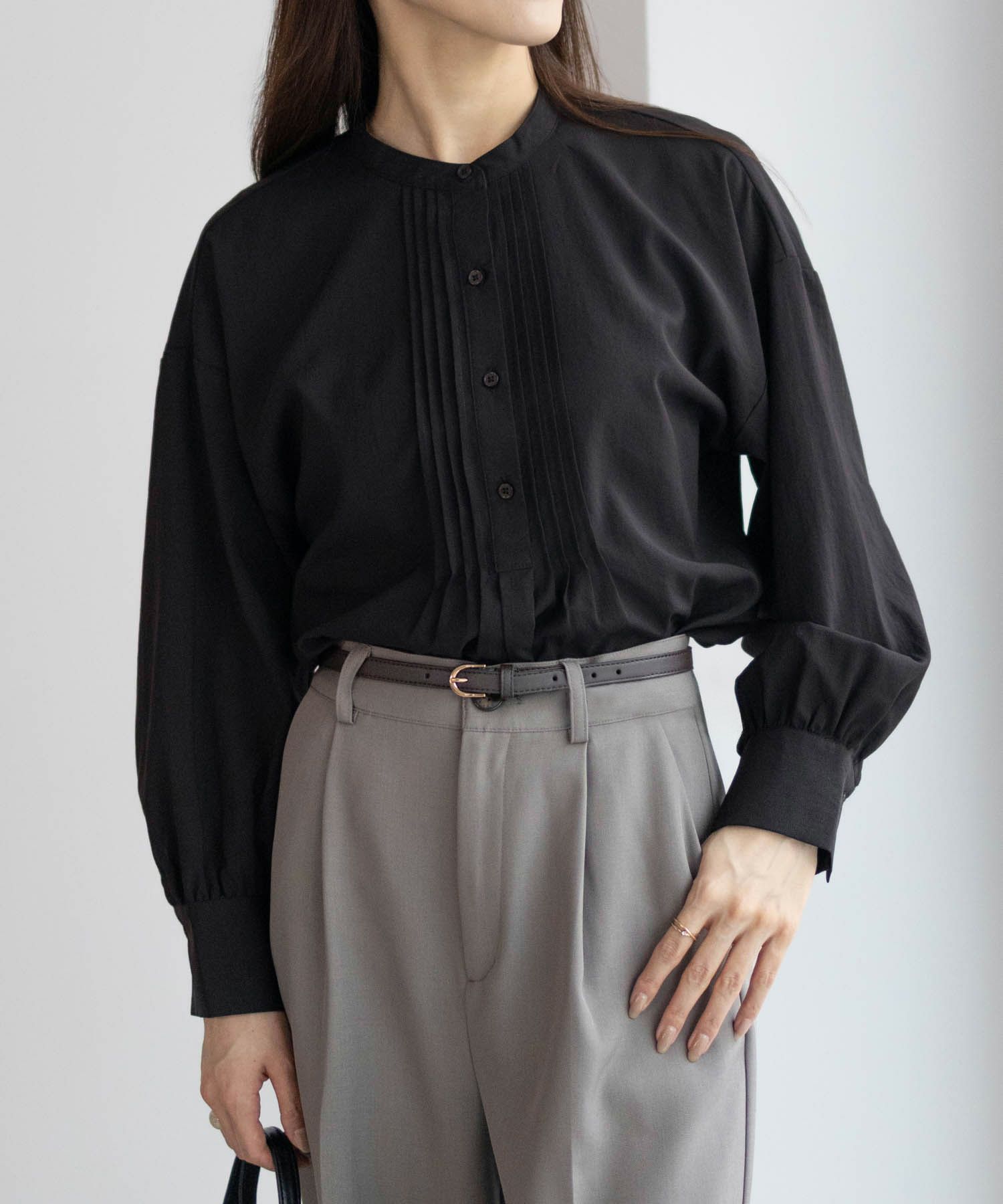 HusHusH ヴィンテージサテンタックチュニック レディース