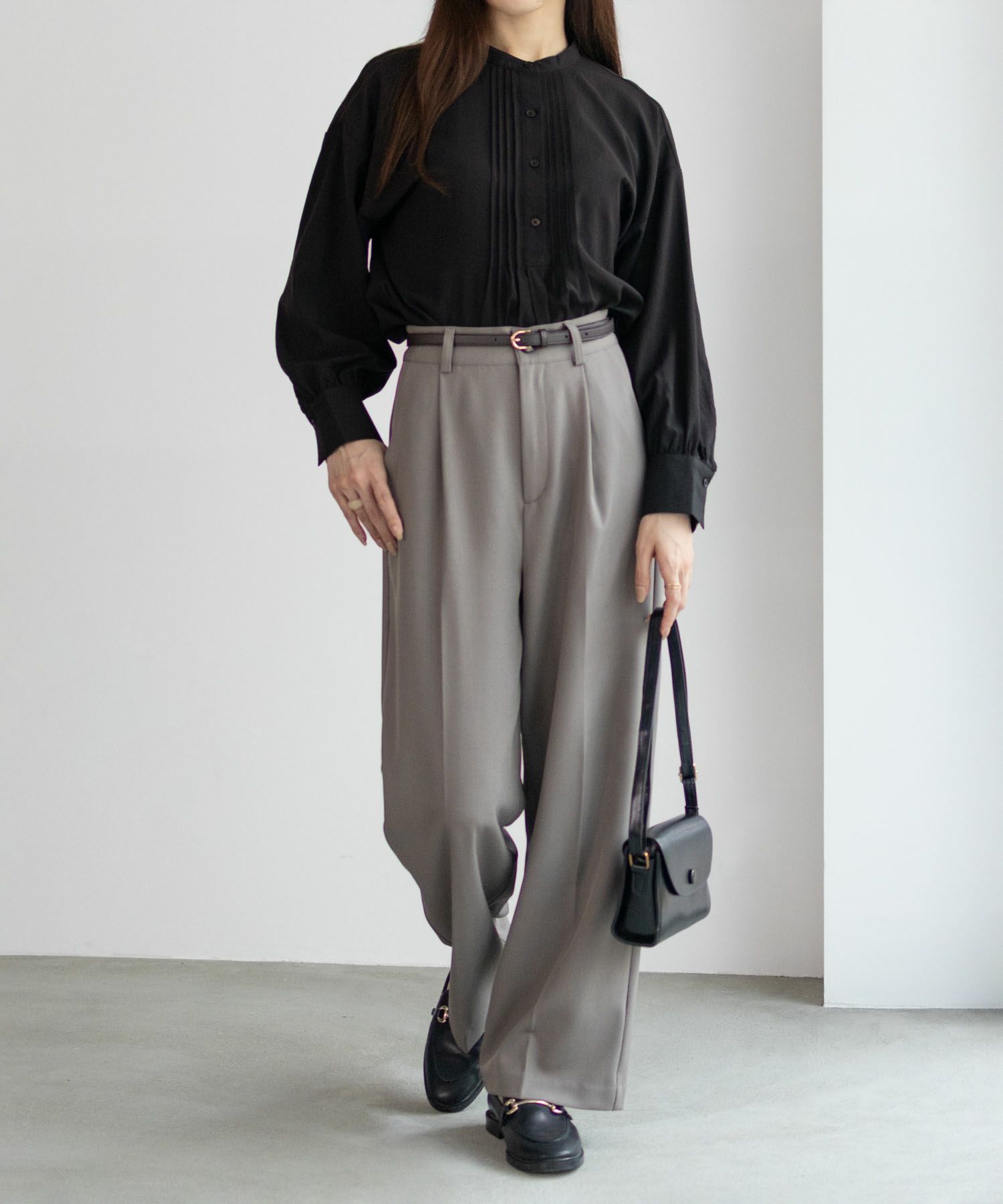 HusHusH  ヴィンテージサテンタックチュニック レディース商品画像-15