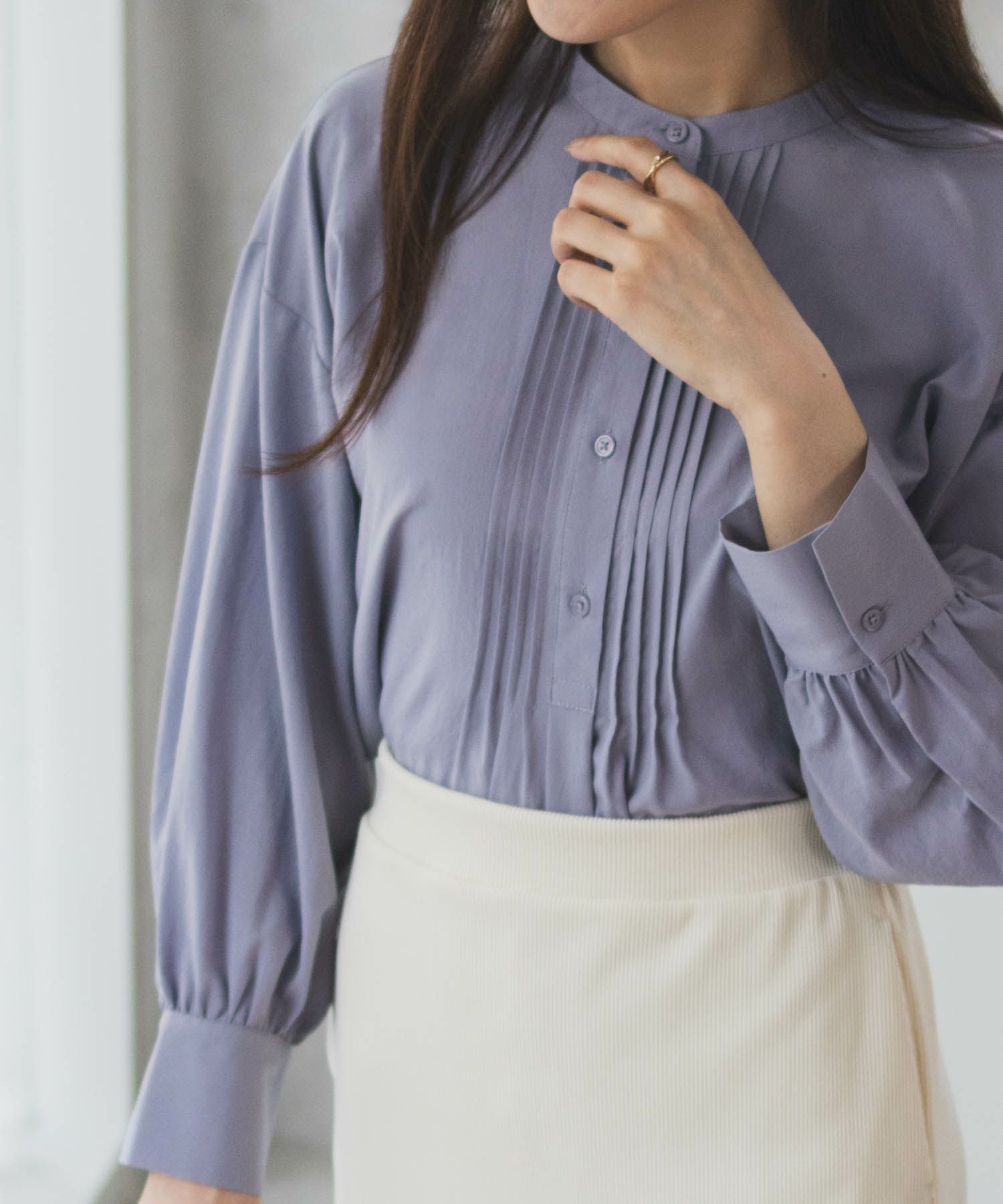 HusHusH ヴィンテージサテンタックチュニック レディース