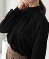 Howdy Marie  梨地ハイネックシャーリングブラウス レディース商品サムネイル-8