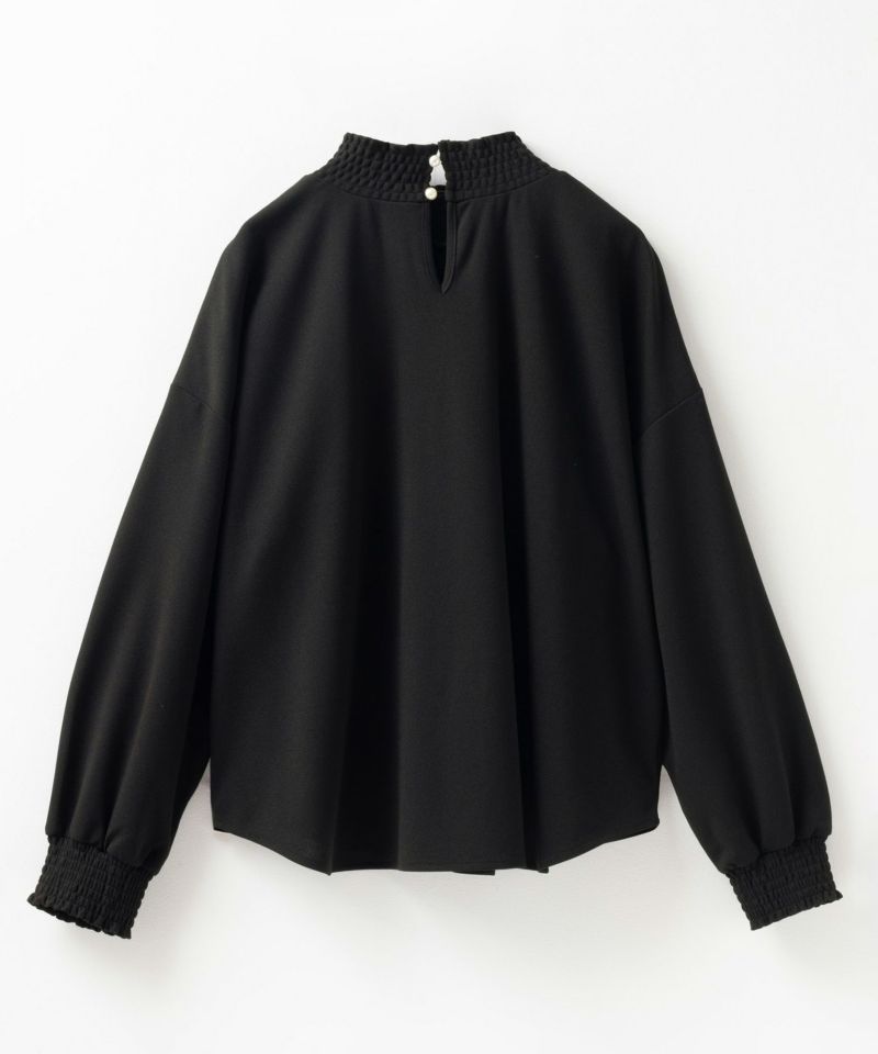 Howdy Marie  梨地ハイネックシャーリングブラウス レディース商品画像-31