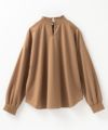 Howdy Marie  梨地ハイネックシャーリングブラウス レディース商品サムネイル-35