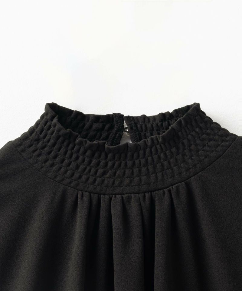 Howdy Marie  梨地ハイネックシャーリングブラウス レディース商品画像-36