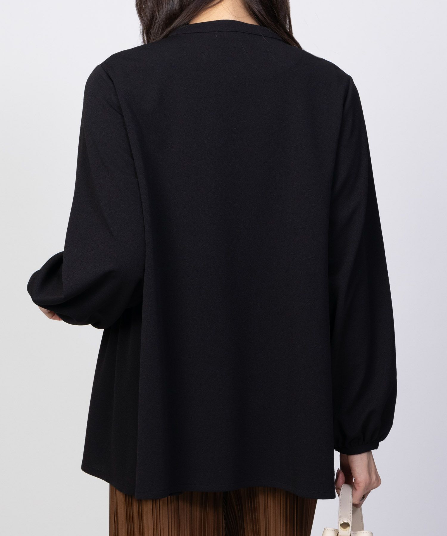 Howdy Marie 梨地前開き切り替えブラウス レディース商品サムネイル-18