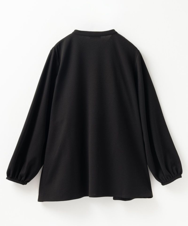 Howdy Marie 梨地前開き切り替えブラウス レディース商品画像-21