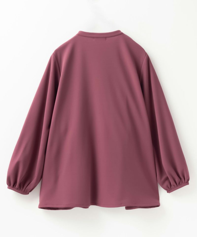 Howdy Marie  梨地前開き切り替えブラウス レディース商品画像-23