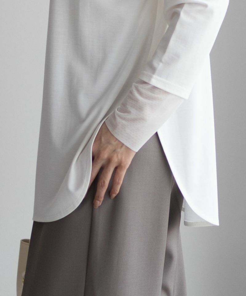 HusHusH  袖チュール長袖Tシャツ レディース メール便 対応商品商品画像-10