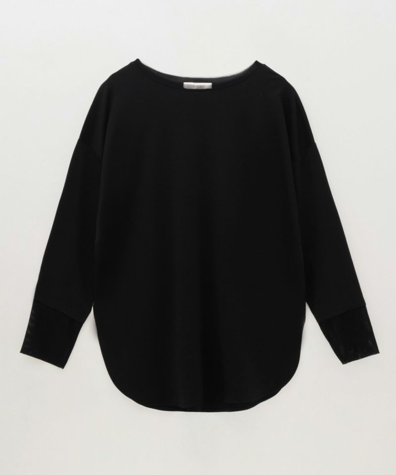 HusHusH  袖チュール長袖Tシャツ レディース メール便 対応商品商品画像-22