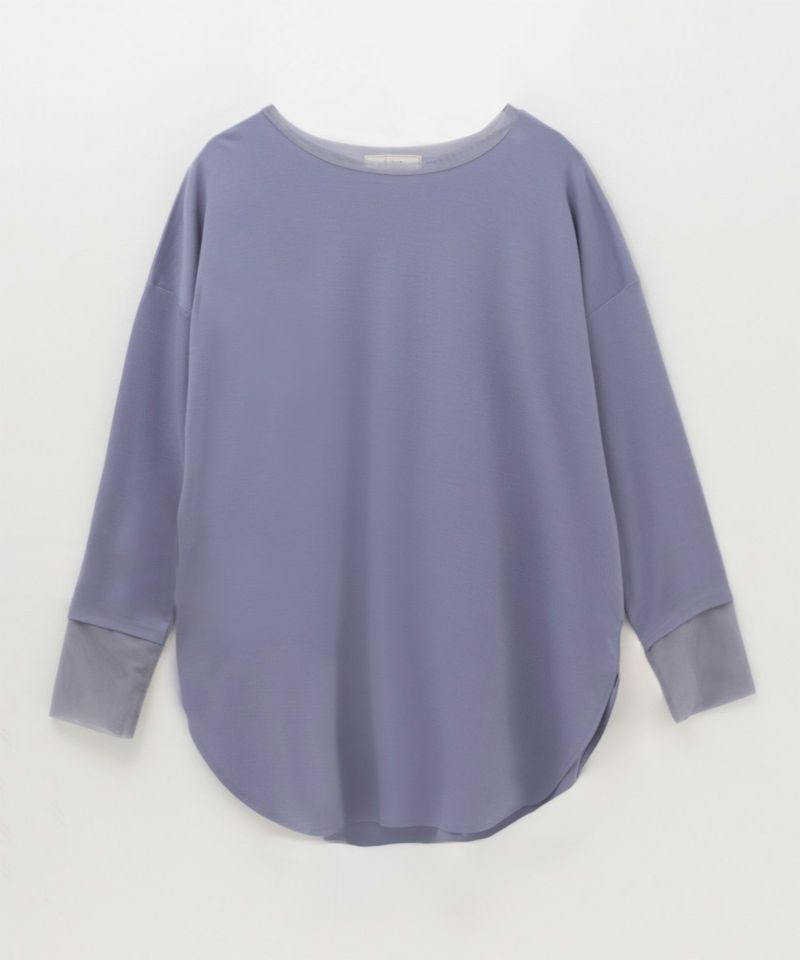 HusHusH  袖チュール長袖Tシャツ レディース メール便 対応商品商品画像-24