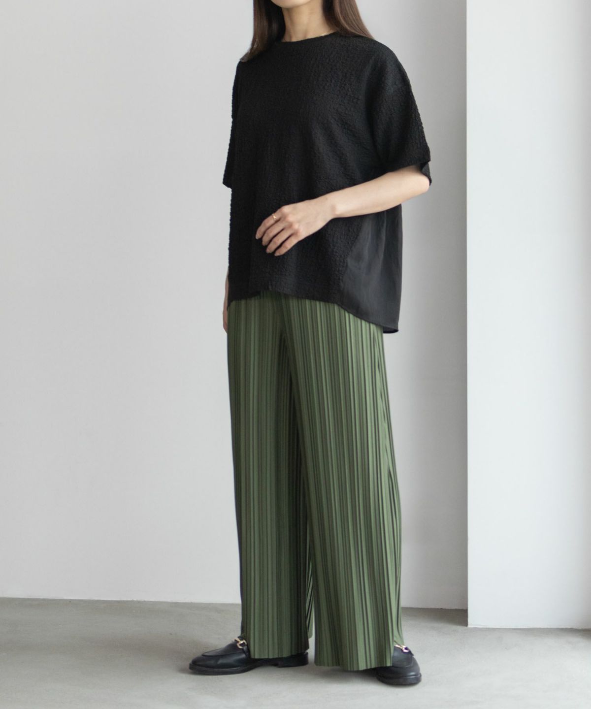 HusHusH 切替5分袖Tシャツ レディース ネコポス 対応商品