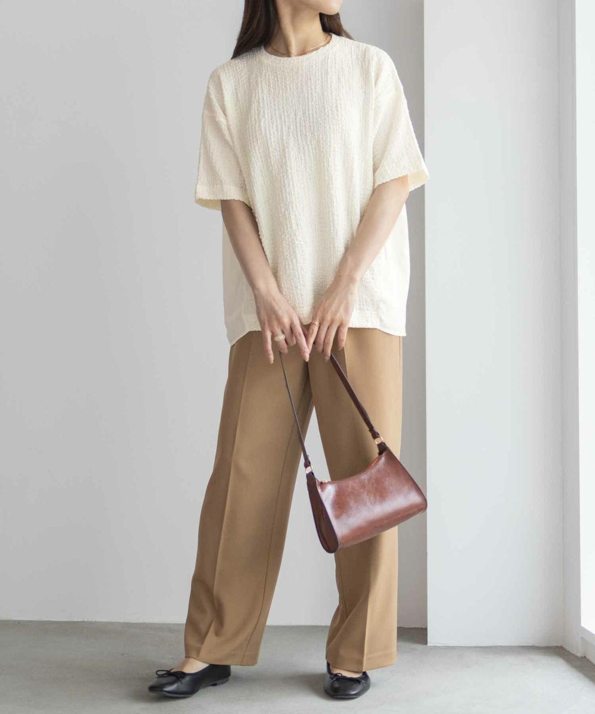 HusHusH 切替5分袖Tシャツ レディース ネコポス 対応商品