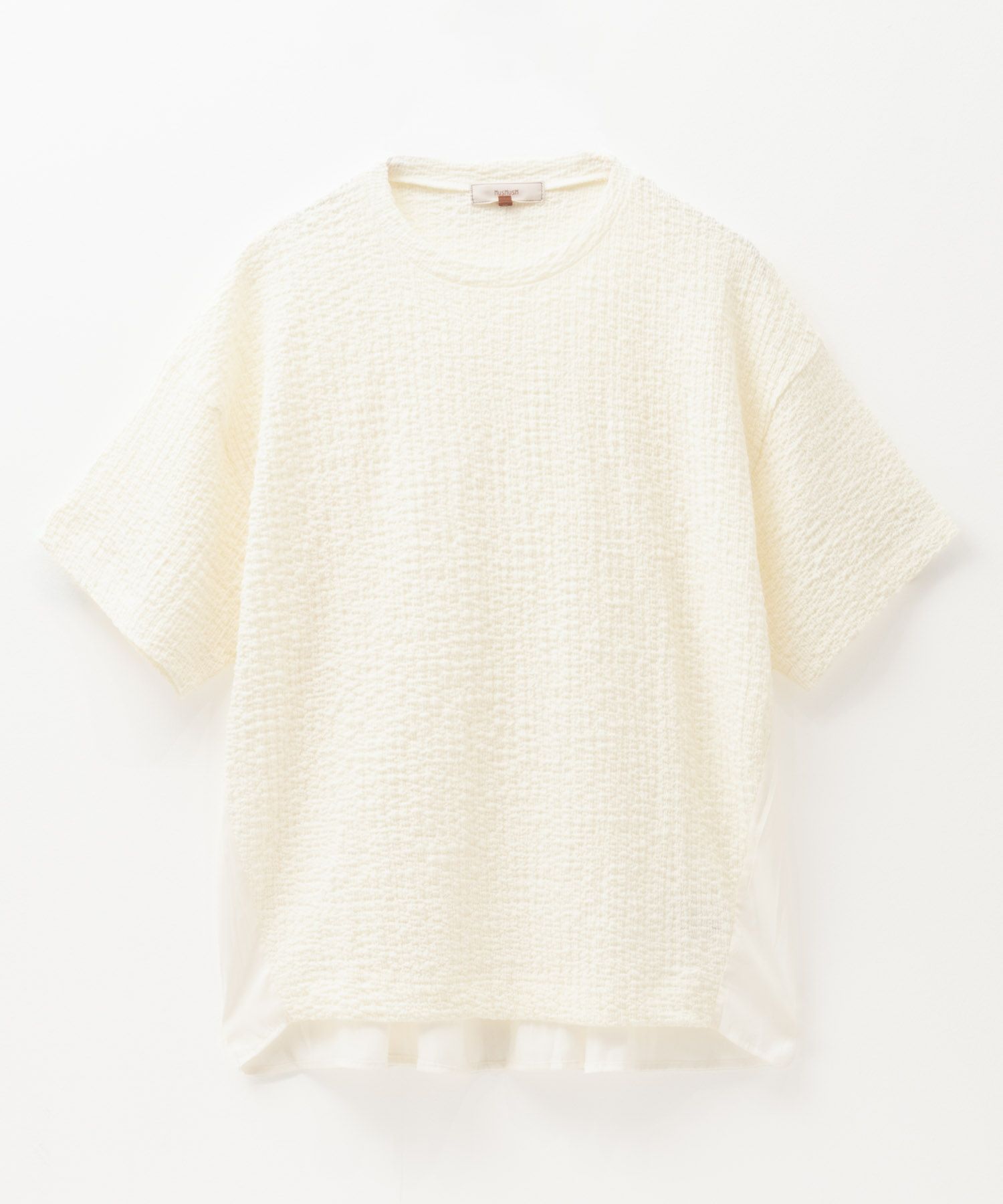 [期間限定価格]HusHusH  切替5分袖Tシャツ レディース メール便 対応商品商品サムネイル-15