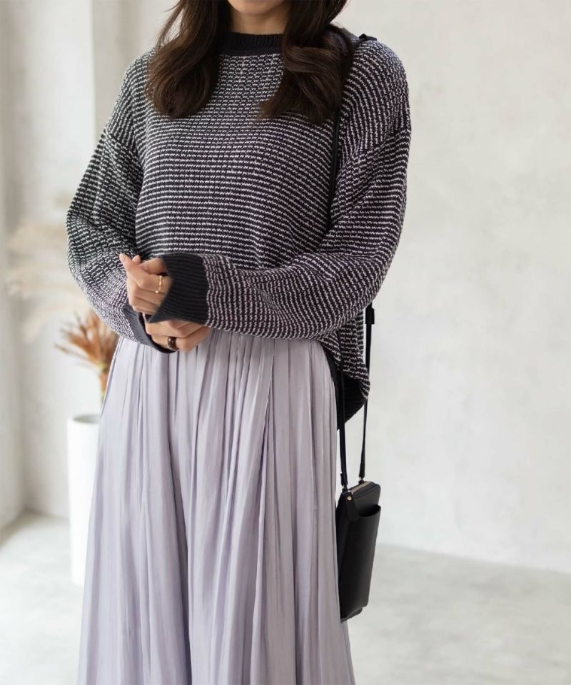 Howdy Marie バーズアイ柄プルオーバー レディース商品画像-3