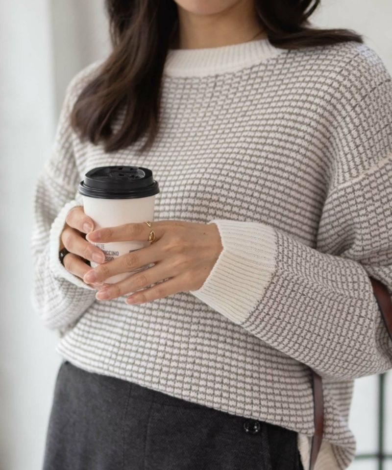 Howdy Marie  バーズアイ柄プルオーバー レディース商品画像-6