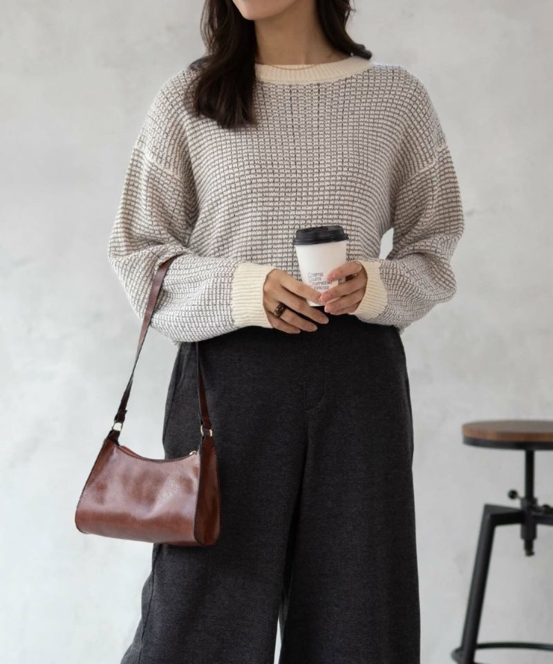 Howdy Marie  バーズアイ柄プルオーバー レディース商品画像-7